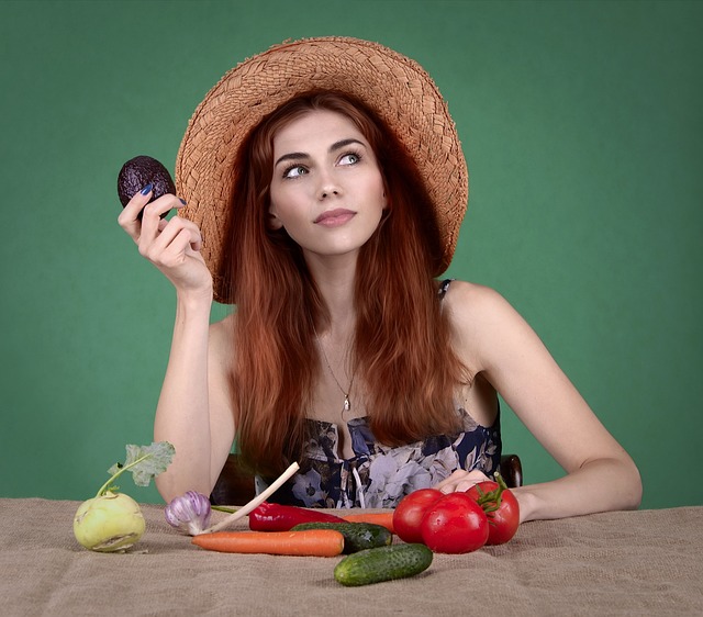 A Girl is thinking what to eat for fitness.( types of nutrition and nutrients)